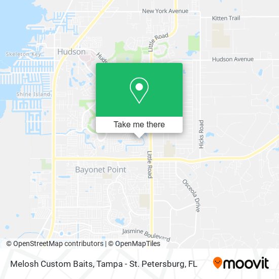 Mapa de Melosh Custom Baits