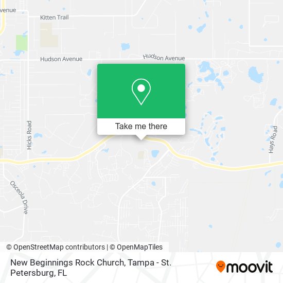 Mapa de New Beginnings Rock Church