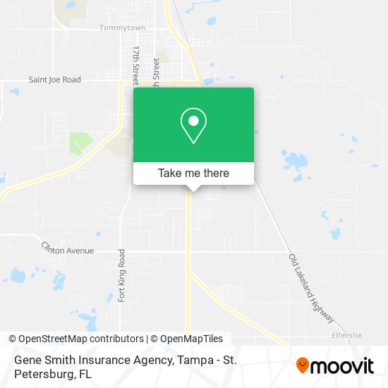 Gene Smith Insurance Agency map