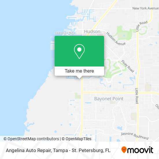 Angelina Auto Repair map