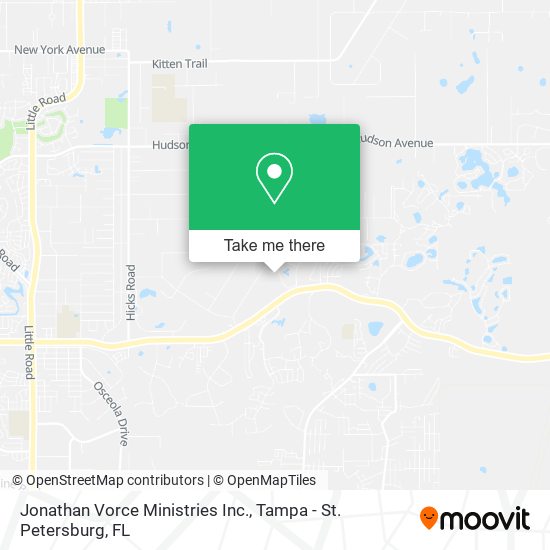 Mapa de Jonathan Vorce Ministries Inc.