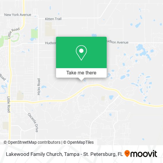 Lakewood Family Church map