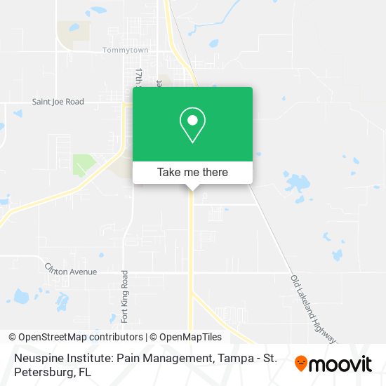 Mapa de Neuspine Institute: Pain Management
