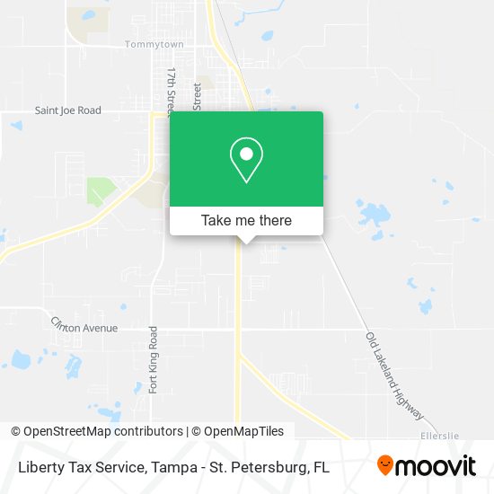 Mapa de Liberty Tax Service