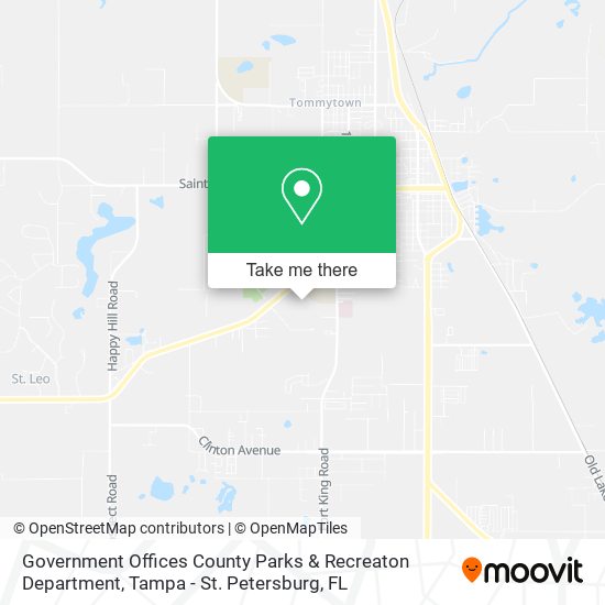 Government Offices County Parks & Recreaton Department map