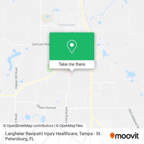 Mapa de Langheier Ravipatti Injury Healthcare