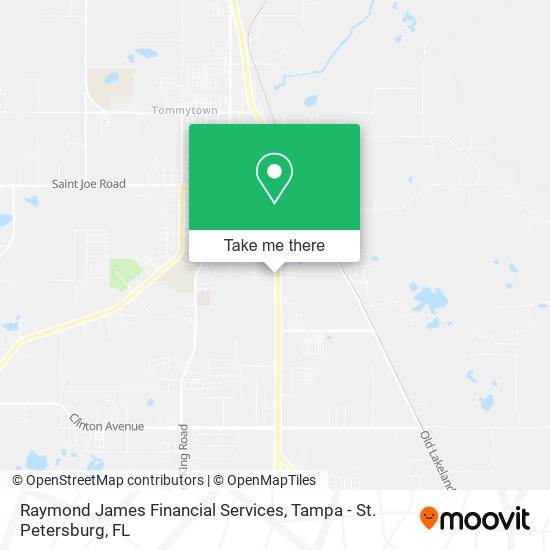 Raymond James Financial Services map