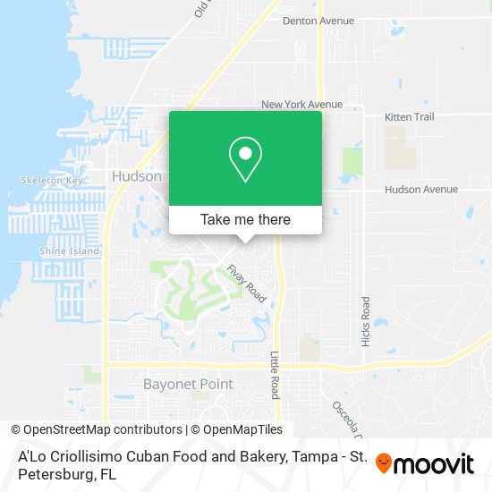 A'Lo Criollisimo Cuban Food and Bakery map
