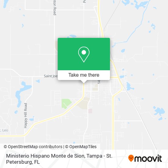 Ministerio Hispano Monte de Sion map