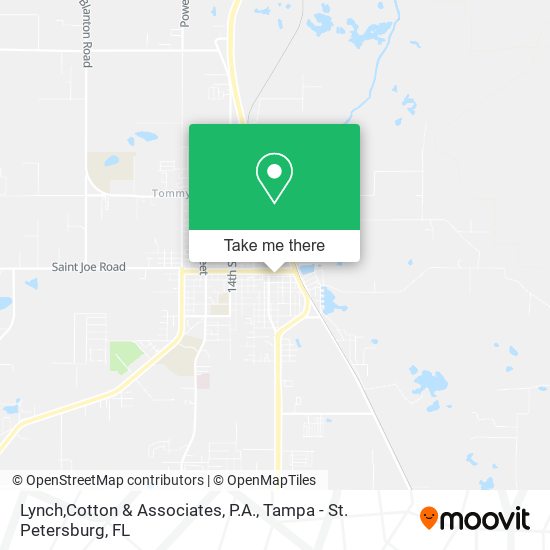 Lynch,Cotton & Associates, P.A. map