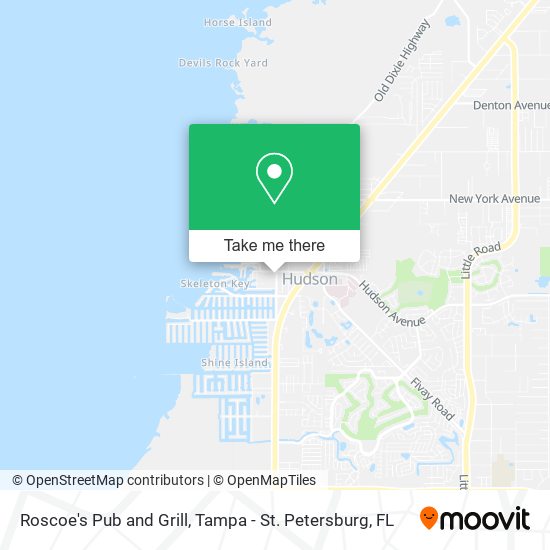 Mapa de Roscoe's Pub and Grill