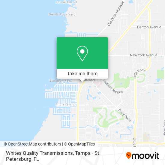 Whites Quality Transmissions map