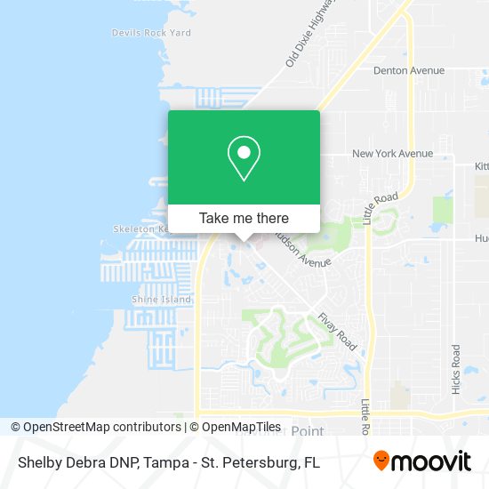 Shelby Debra DNP map