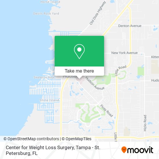 Center for Weight Loss Surgery map