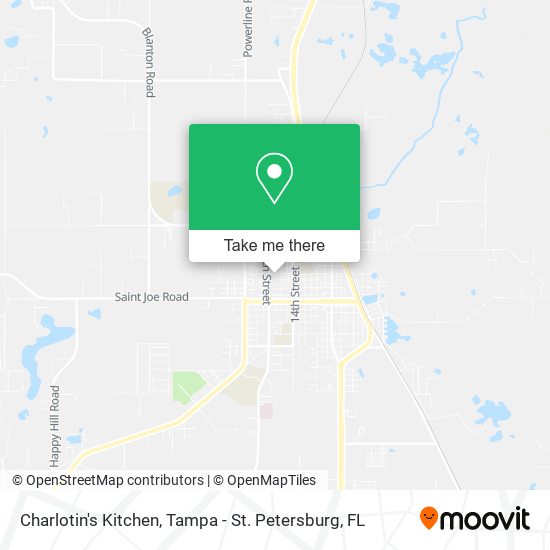 Charlotin's Kitchen map