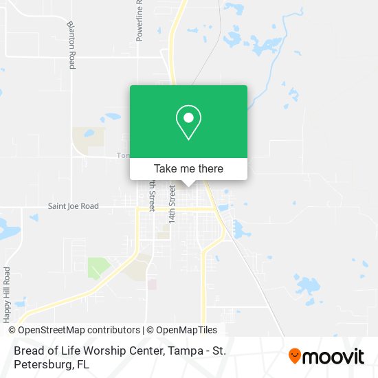 Bread of Life Worship Center map
