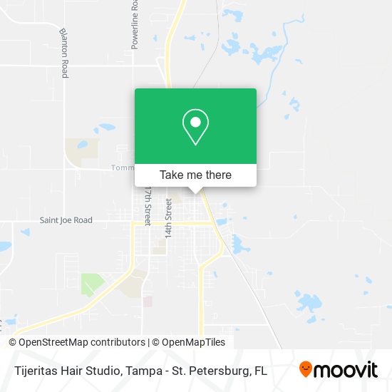 Tijeritas Hair Studio map