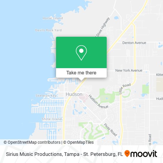 Sirius Music Productions map