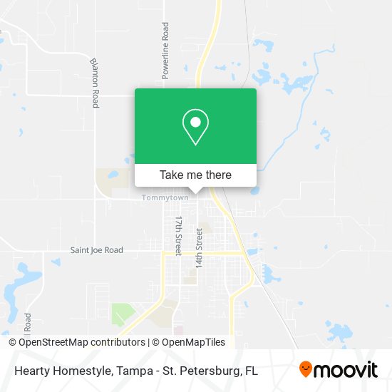 Hearty Homestyle map
