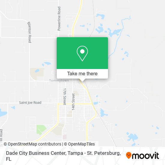 Mapa de Dade City Business Center