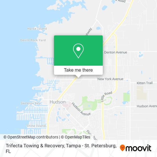 Trifecta Towing & Recovery map