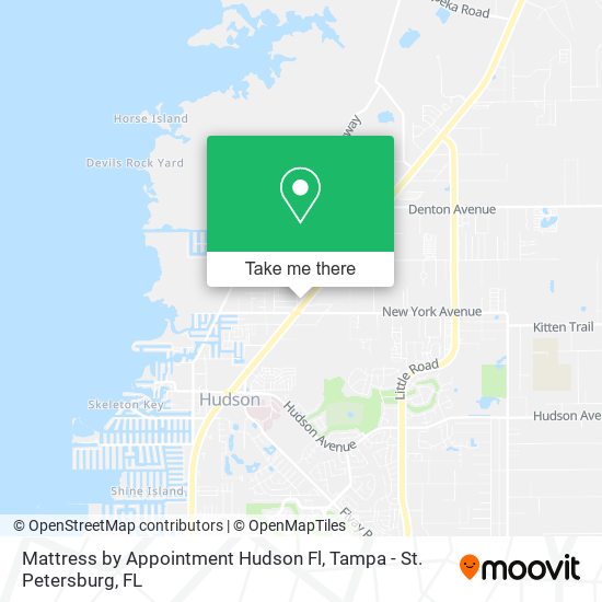 Mattress by Appointment Hudson Fl map
