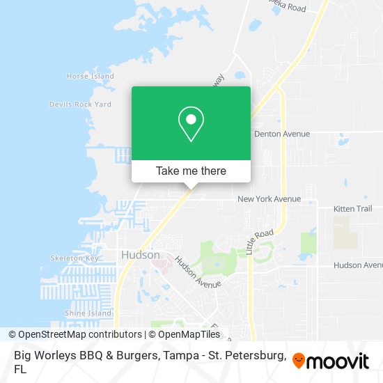 Big Worleys BBQ & Burgers map