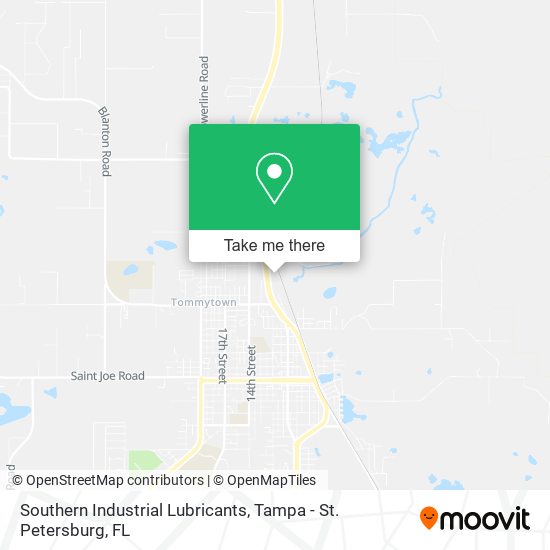 Mapa de Southern Industrial Lubricants