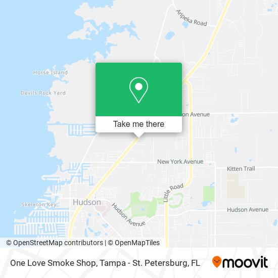 One Love Smoke Shop map