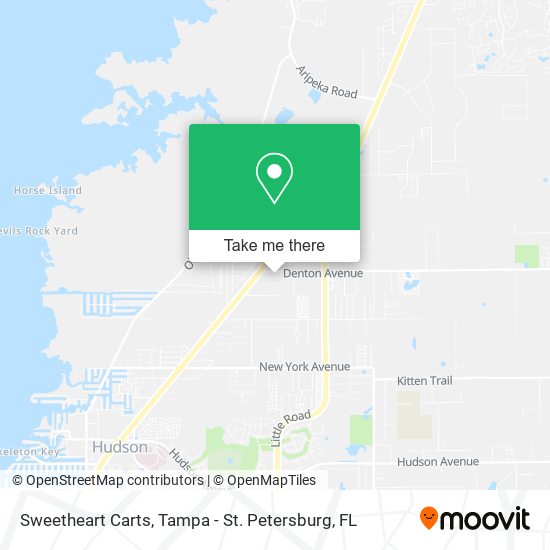 Mapa de Sweetheart Carts
