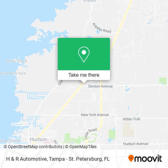 H & R Automotive map