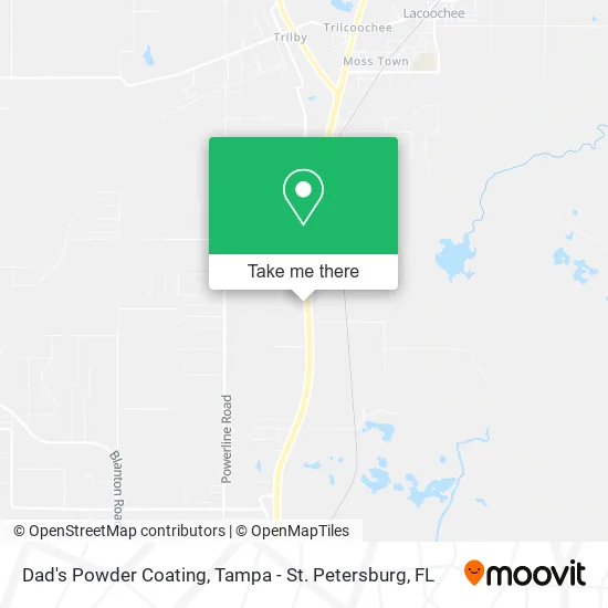 Dad's Powder Coating map