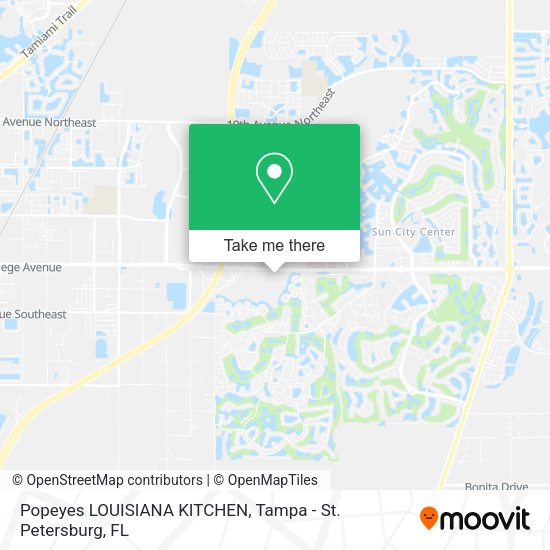 Popeyes LOUISIANA KITCHEN map