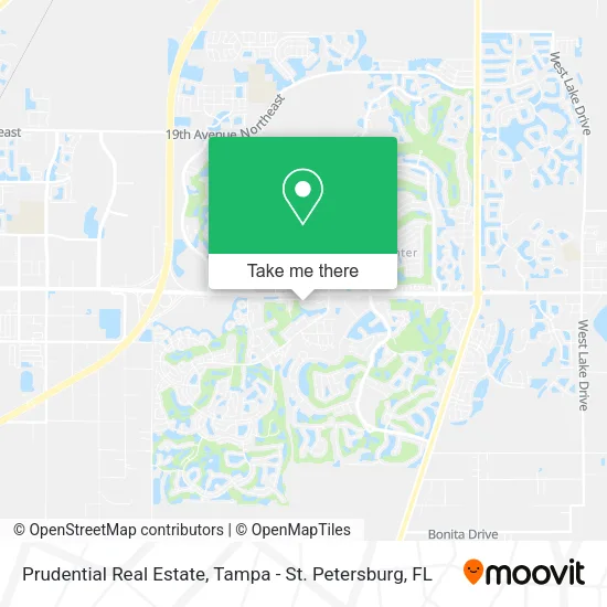 Prudential Real Estate map