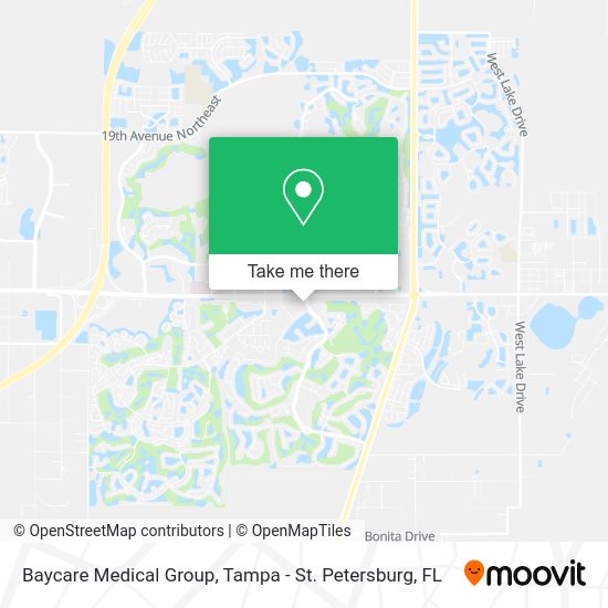 Baycare Medical Group map