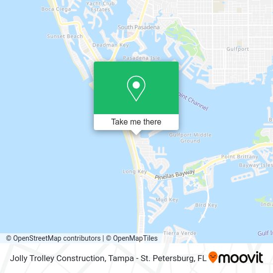 Jolly Trolley Construction map