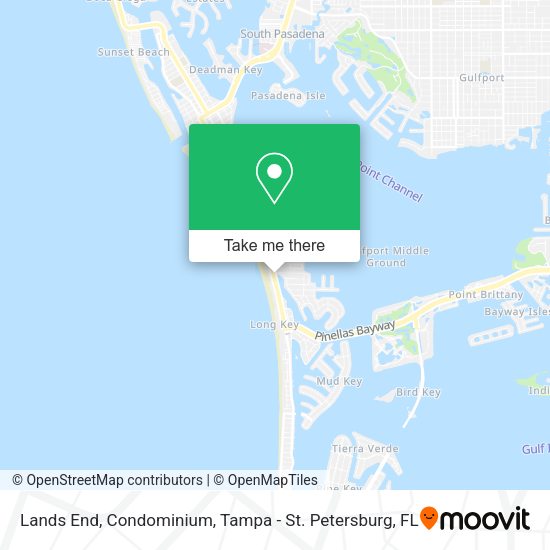 Mapa de Lands End, Condominium