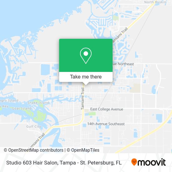 Studio 603 Hair Salon map