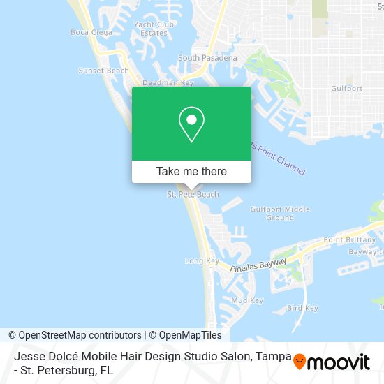 Mapa de Jesse Dolcé Mobile Hair Design Studio Salon