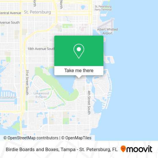 Mapa de Birdie Boards and Boxes