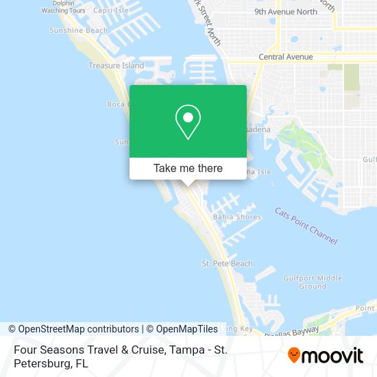 Four Seasons Travel & Cruise map