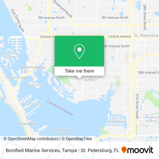 Mapa de Bonified Marine Services