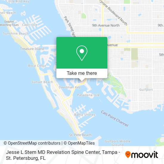 Mapa de Jesse L Stem MD Revelation Spine Center