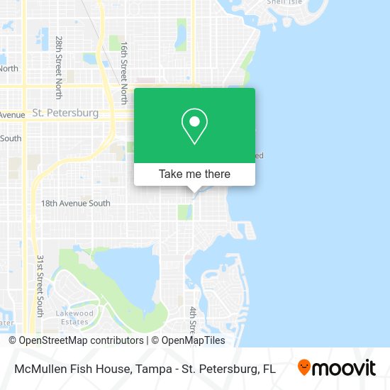 McMullen Fish House map