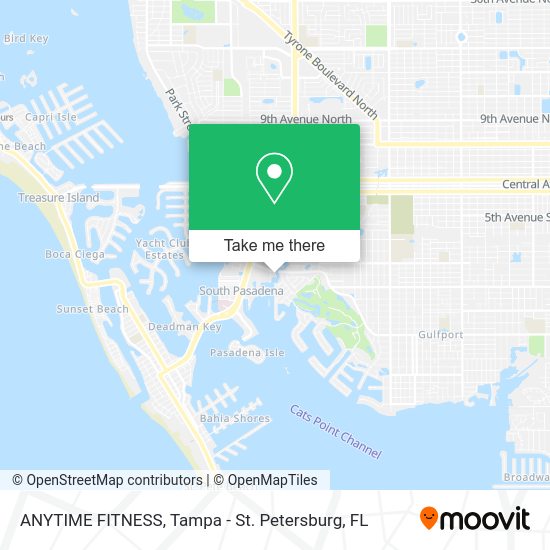 ANYTIME FITNESS map