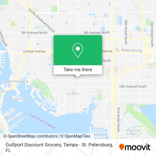 Gulfport Discount Grocery map