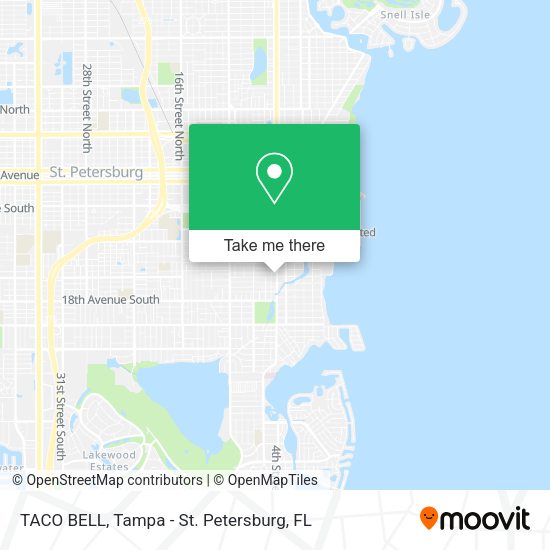 TACO BELL map