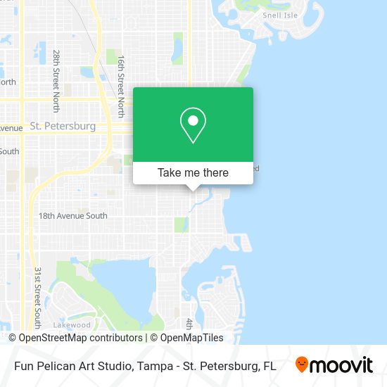 Mapa de Fun Pelican Art Studio