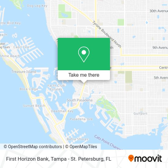 First Horizon Bank map
