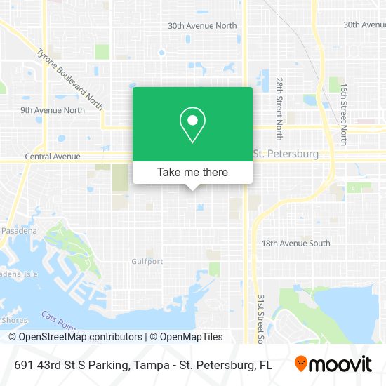 691 43rd St S Parking map